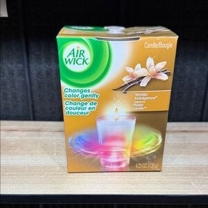 Air Wick Color Changing Candle Vanilla Indulgence 4.23 oz (120g)